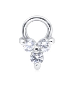 CZ Silver Charms CH-355